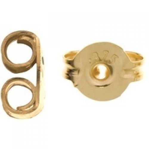 18ct Yellow Gold - Scrolls &  Disc 