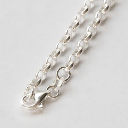 Sterling Silver Belcher Oval Chain